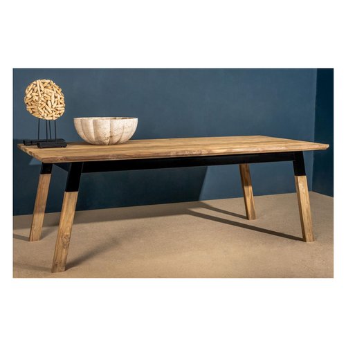 Tavolo da esterno Amicasa ANDROMEDA PARROW Teak