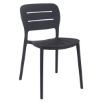 Sedia da esterno Amicasa PP 832 CRETA Antracite