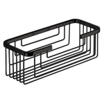 Porta oggetti box doccia Gedy 2419 14 AUGUSTUS Nero opaco