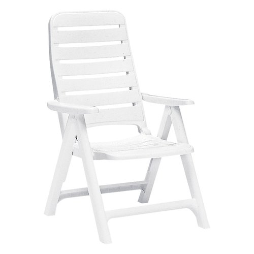 Sedia sdraio Grandsoleil S6760B PREMIERE 5 Posizioni Bianco