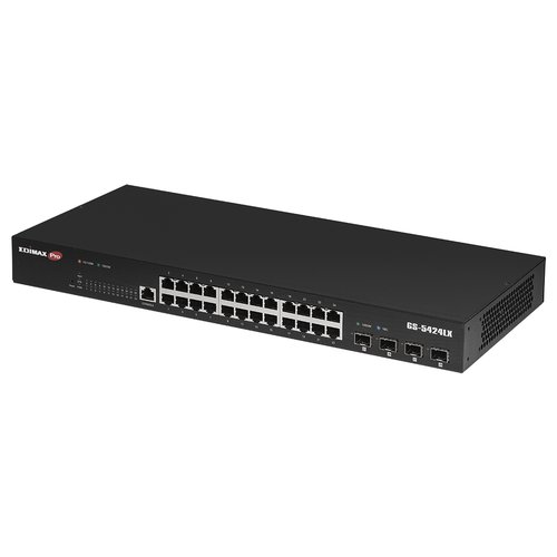 Switch di rete Edimax GS 5424LX Web Smart Black