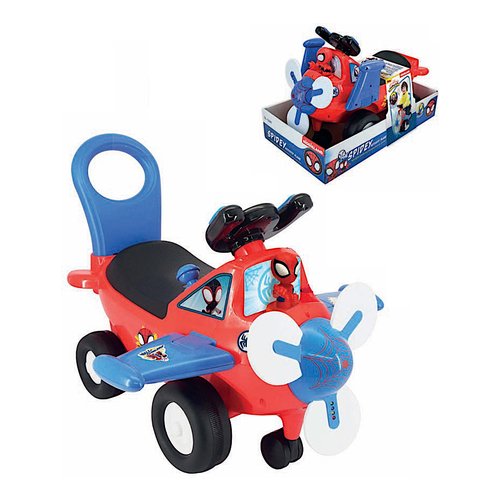 Aeroplano suoni e luci Mandelli 100050466 SPIDEY Rosso e Blu