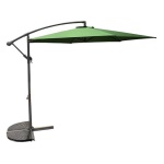 Amicasa - Ombrellone Amicasa VELA Grigio e Verde