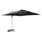 Amicasa - Ombrellone Amicasa LUNA Bianco e Grigio