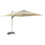 Amicasa - Ombrellone Amicasa LUNA Bianco e Ecru