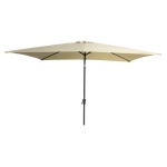 Amicasa - Ombrellone Amicasa RIMINI Grigio e Ecru