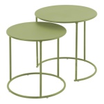 Amicasa - Tavolino da esterno Amicasa ZURIGO Verde salvia