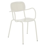 Amicasa - Sedia da esterno Amicasa LOUIS Bianco caldo