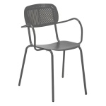 Amicasa - Sedia da esterno Amicasa LOUIS Antracite