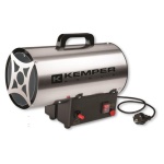 Kemper - Generatore aria calda Kemper 65311INOXN 10 Kw H Inox e Nero