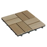 Amicasa - Pavimento esterno Amicasa .Mattonella Rigata 30x30 Brown