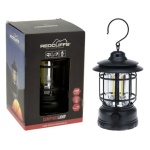 Koopman - Lampada campeggio Koopman C22005010 Led ricaricabile USB Nero