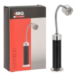 BBQ - Accessorio barbecue 9 led batteria Bbq C83500900 Inox e Nero