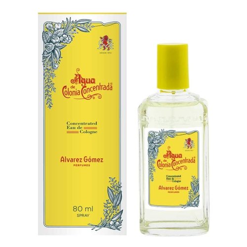 Concentrated Eau de Cologne 80 Ml Alvarez Gomez