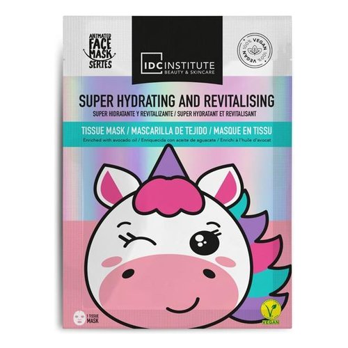 Maschera bellezza Idc Institute Unicorno In Tessuto Ad Azione Rivitali