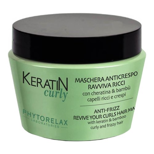 Keratin Curly Maschera Anticrespo Ravviva Ricci 250 ml Phytorelax