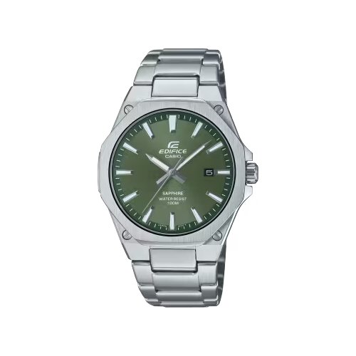 Orologio Casio EFR S108D 3AV EDIFICE Slim Green e Silver