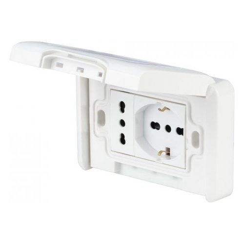 Placca elettrica Poly Pool PP6097X Bianco