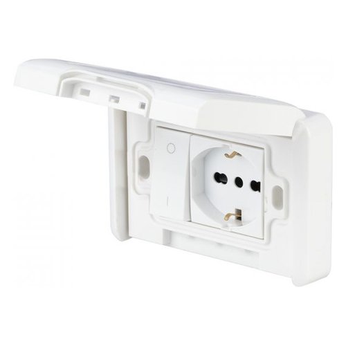 Placca elettrica Poly Pool PP6098X Bianco