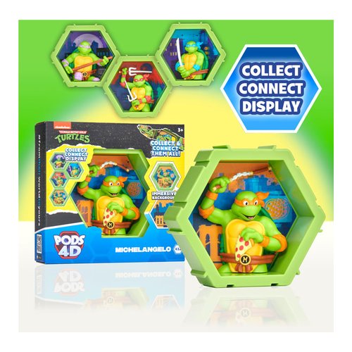 Personaggio collezione Imc Toys 922686 PODS 4D TMNT Assortito