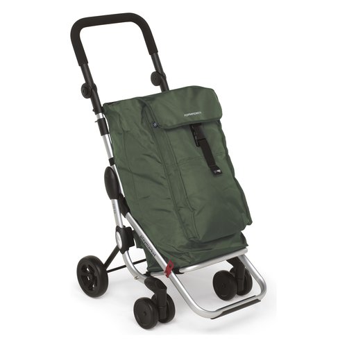 Carrello spesa Foppapedretti 9702000900 GO UP Verde oliva