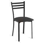 Living Design - Sedia Living Design ELIUS I Grigio scuro e Nero opaco