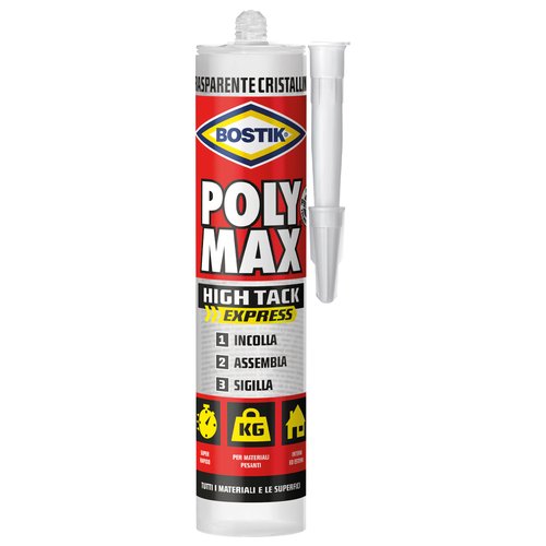 Colla montaggio Uhu Bostik 6312797 Poly Max High Tack Express Traspare