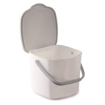 Snips - Pattumiera Snips 010079 con coperchio Bianco