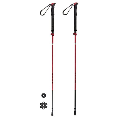 Set bastoni trekking Ferrino 78388NRR SPANTIK Rosso