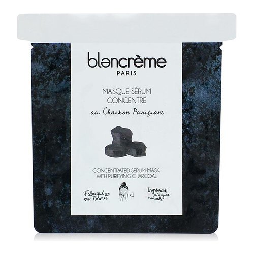 Maschera bellezza Blancreme Paris Viso in tessuto al carbone 1 pezzo