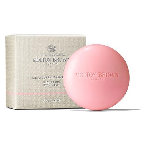 Sapone Molton Brown Delicious rhubarb & rose profumato 150 gr