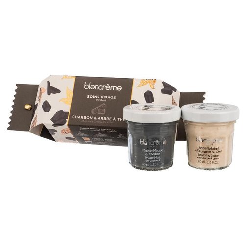 Cofanetto Blancreme Paris Crackers viso carbone e albero del tè