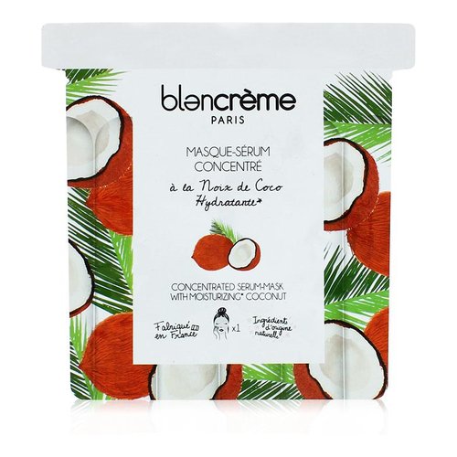Maschera bellezza Blancreme Paris Viso in tessuto cocco 1 pezzo