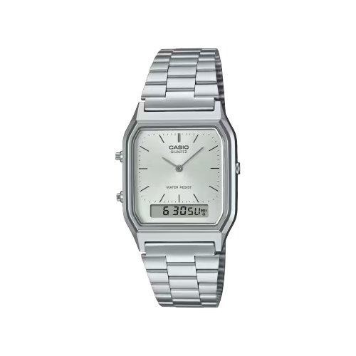 Orologio Casio AQ 230A 7AMQYES VINTAGE Edgy Silver