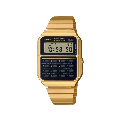 Orologio Casio CA 500WEG 1AEF VINTAGE Edgy Gold e Black