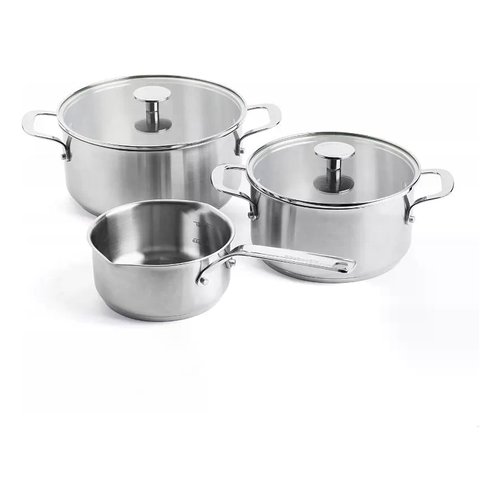 Batteria pentole Kitchen Aid 05088 001 Cromo spazzolato