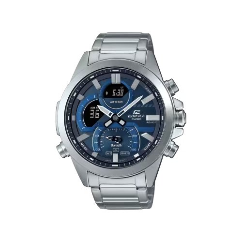 Orologio Casio ECB 30D 2AEF EDIFICE Bluetooth Silver e Blue