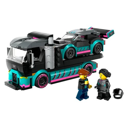 Costruzioni LEGO 60406 CITY GREAT VEHICLES Auto da Corsa e Trasportato