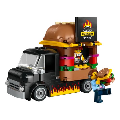 Costruzioni LEGO 60404 CITY GREAT VEHICLES Furgone degli Hamburger
