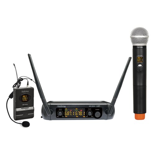 Kit microfoni Karma 30528 SET 8202PL Black