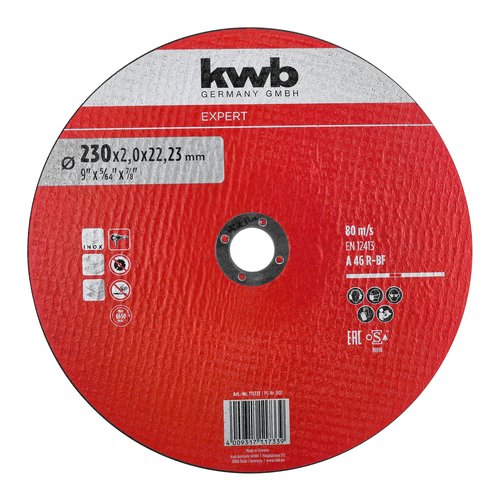 Disco taglio smerigliatrice Kwb 711733 per metallo