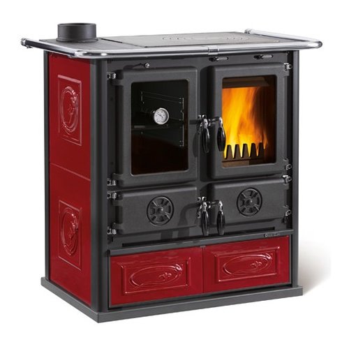 Cucina legna Nordica 7013170 ROSETTA SX VST 5.0 Liberty bordeaux