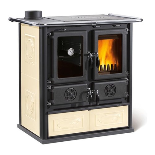 Cucina legna Nordica 7013171 ROSETTA SX VST 5.0 Liberty Panna