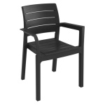 Sedia con braccioli Toomax Z0969SAA04100 RECANATI 969 Antracite scuro