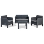 Set da esterno Toomax Z0114R5 4100 MATILDE 114col Antracite scuro