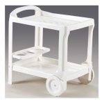 Bica - Carrello porta vivande Bica 92 Bianco Bianco