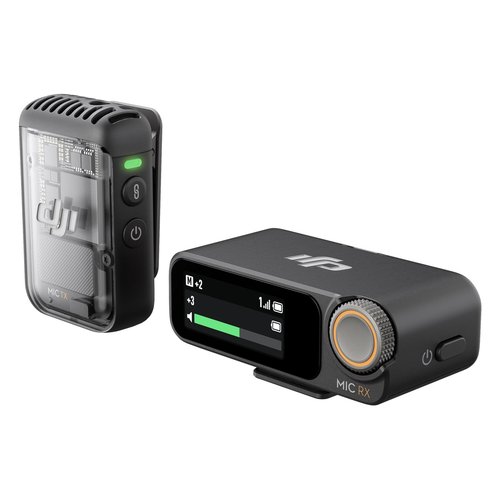 Microfono Dji DJMIC4 MIC 2 (1 TX + 1 RX) Black