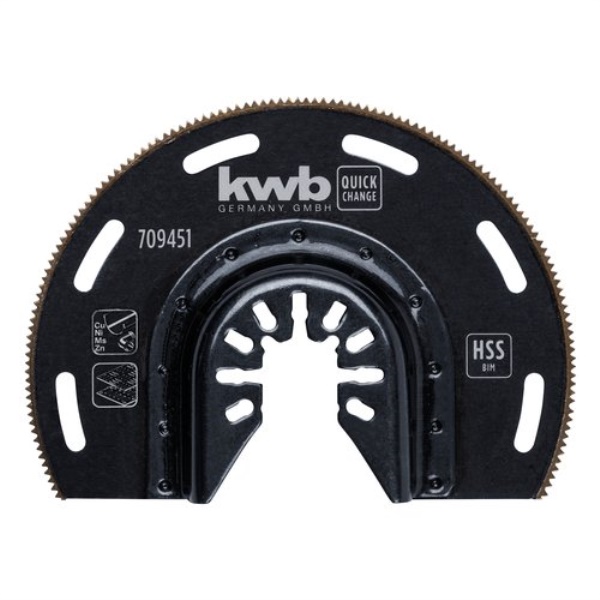 Lama semicircolare immersione per multifunzione Kwb 709451 multi mater