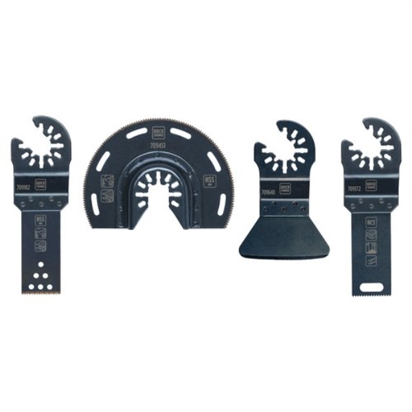 Set 4 lame taglio per multifunzione Kwb 708801 legno e metalli