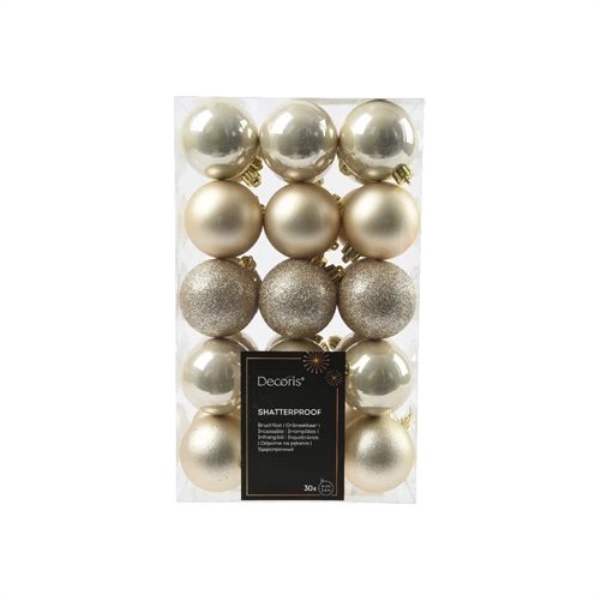 Set palline albero di natale Amicasa 9022636 Green tea